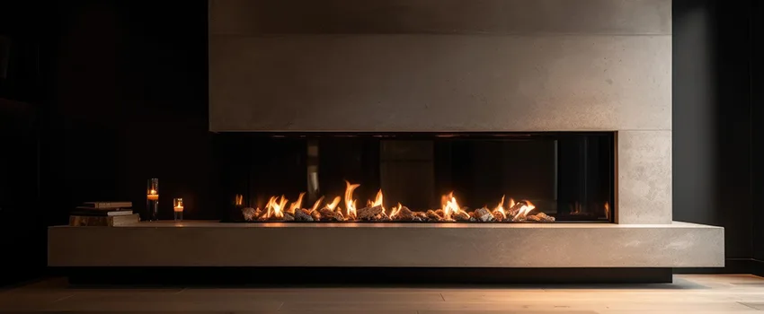 Gas Fireplace Ember Bed Design Services in Ashland, California