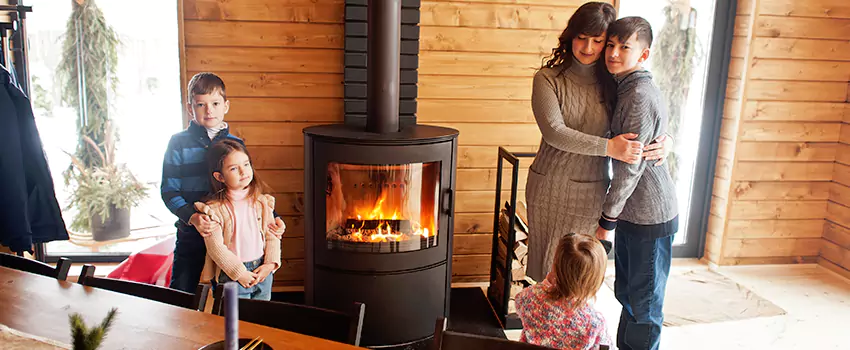 Morso Cast Iron Fireplace Insert Installation in Ashland, California