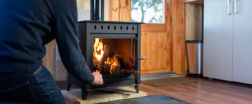 Open Hearth Wood Fireplace Installation in Ashland, CA