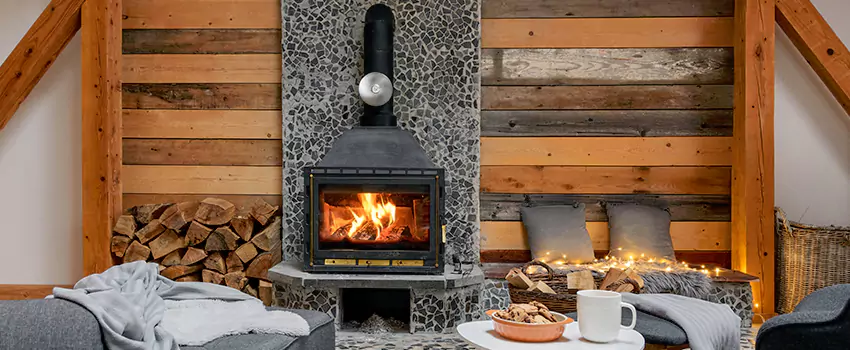 Thelin Hearth Products Direct Vent Gas Stove Fireplace Inspection in Ashland, California
